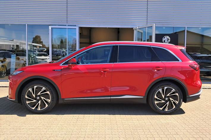 Rød MG MGS6 Electric fra 2025