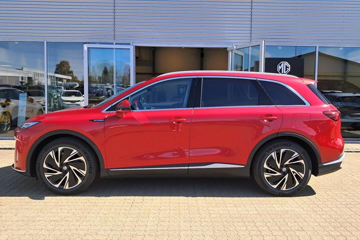 Rød MG MGS6 Electric fra 2025