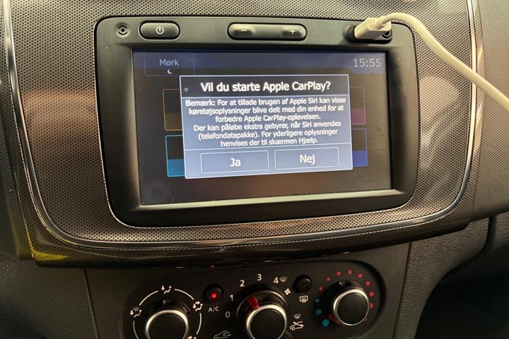 Sølv Dacia Sandero Stepway fra 2018