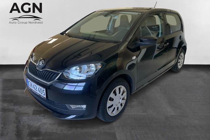 Sort Skoda Citigo fra 2019 set udefra