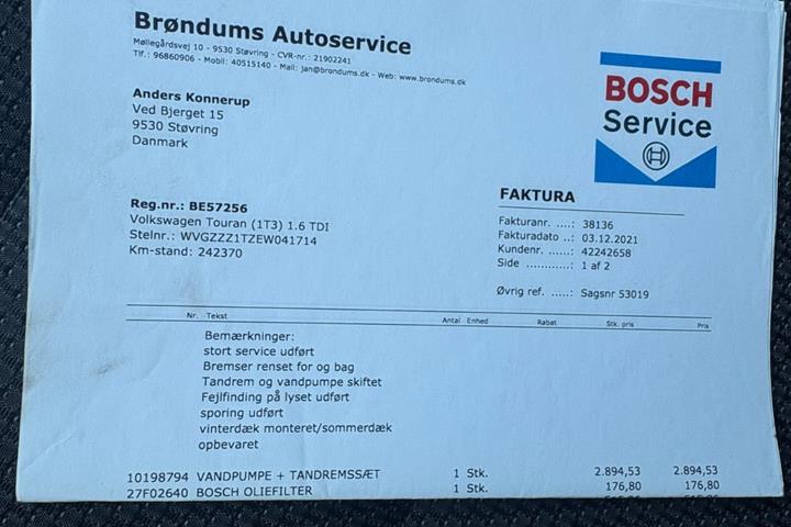 undefined VW Touran fra 2014