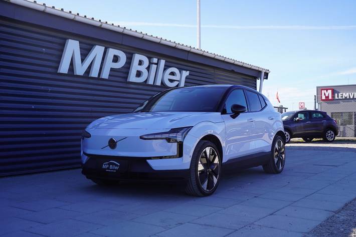 Hvid Volvo EX30 fra 2025