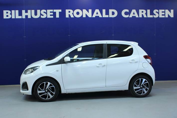 Hvid Peugeot 108 fra 2017