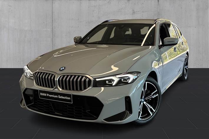 Grå BMW 320e fra 2024