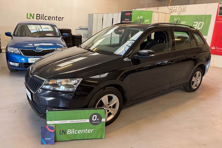 Sort Skoda Fabia fra 2020