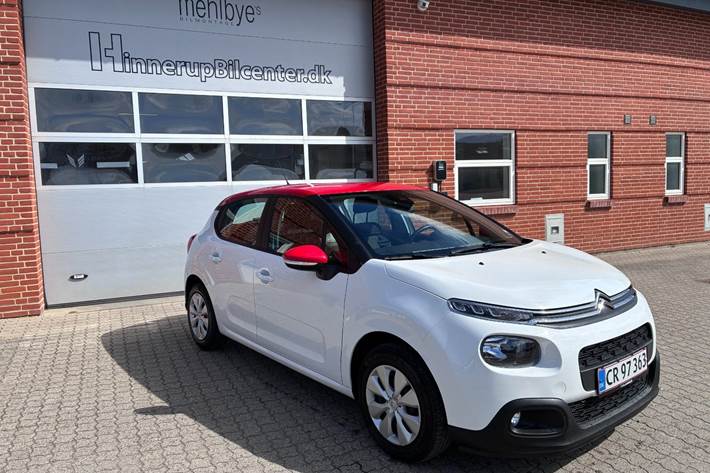 Hvid Citroën C3 fra 2018