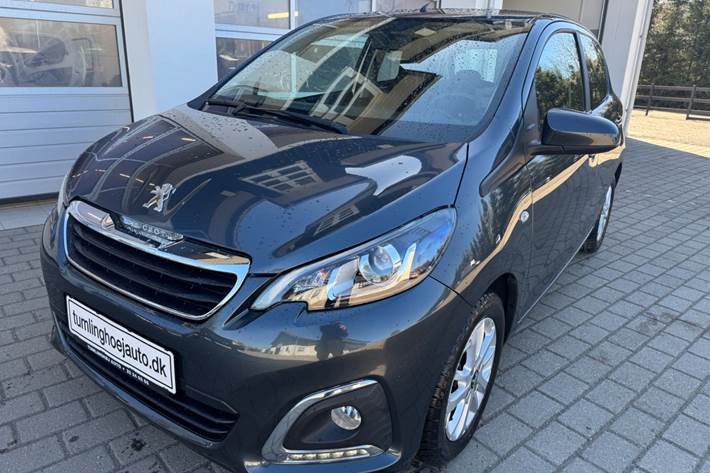 Grå Peugeot 108 fra 2017
