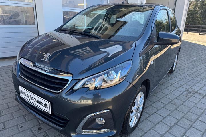 Grå Peugeot 108 fra 2017
