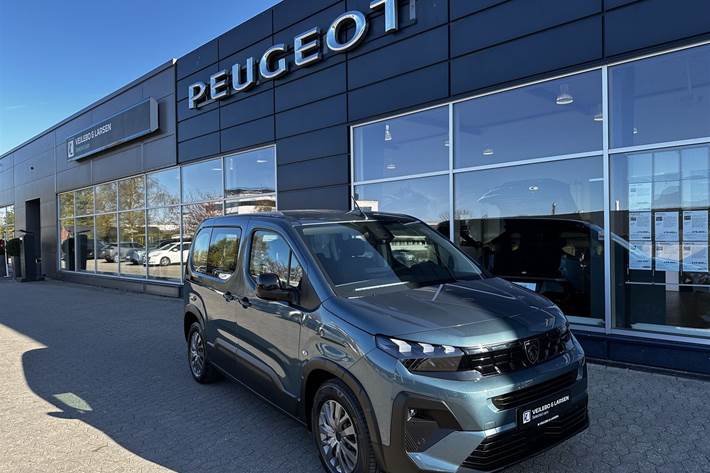 Blå Peugeot e-Rifter fra 2025