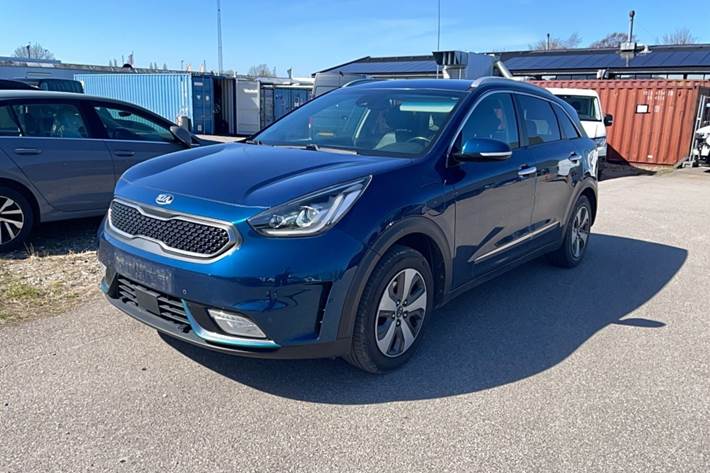 Blå Kia Niro fra 2018