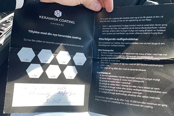 Blå Kia Niro fra 2018