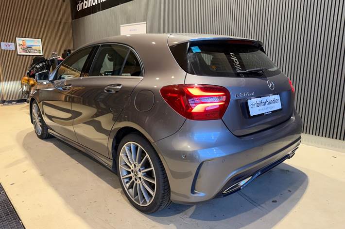 Grå Mercedes A200 d fra 2017