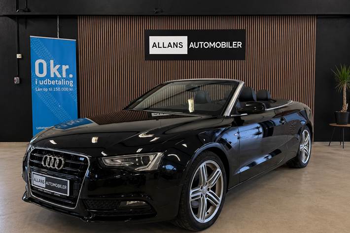 Sort Audi A5 fra 2012