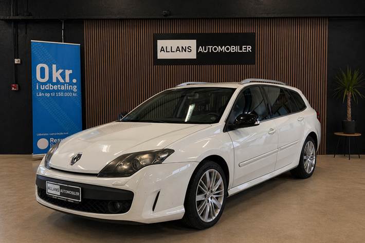 Hvid Renault Laguna III fra 2009
