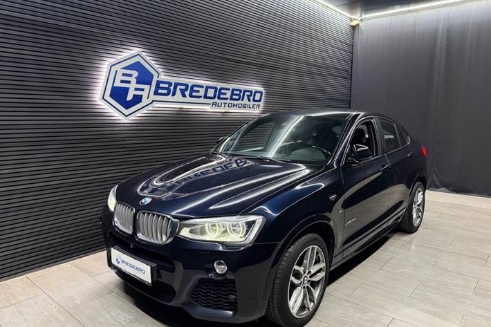 Blå BMW X4 fra 2015