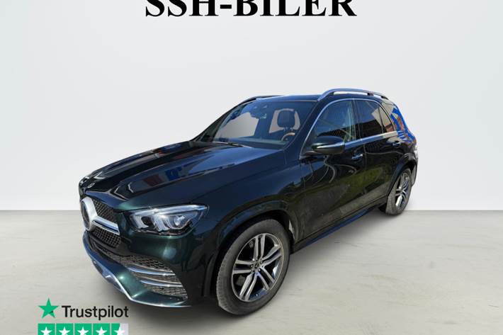 Grøn Mercedes GLE350 de fra 2023