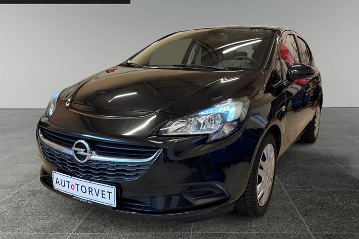 Sort Opel Corsa fra 2017
