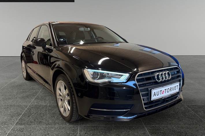 Sort Audi A3 fra 2014