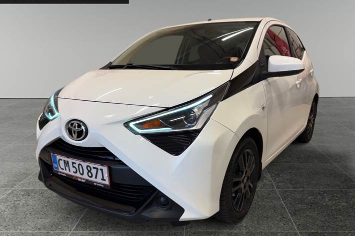 Hvid Toyota Aygo fra 2019