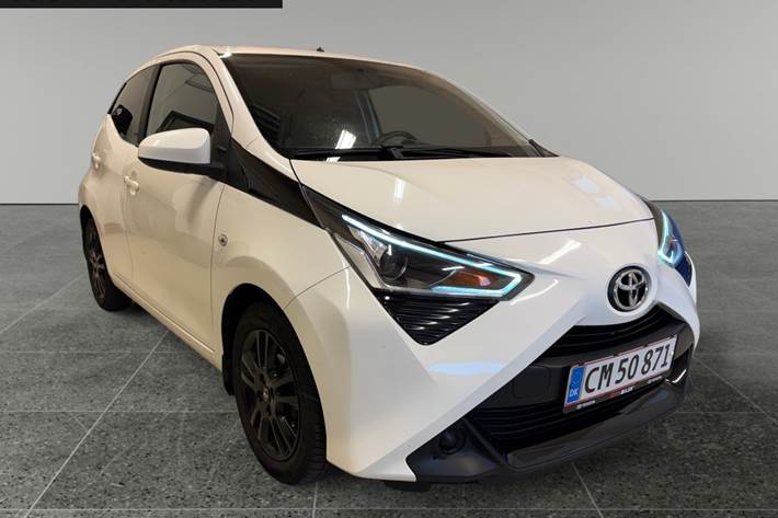 Hvid Toyota Aygo fra 2019
