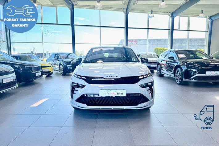 Grå Skoda Enyaq fra 2026
