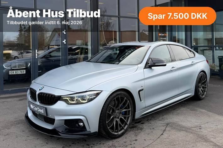 Sølv BMW 430d fra 2017
