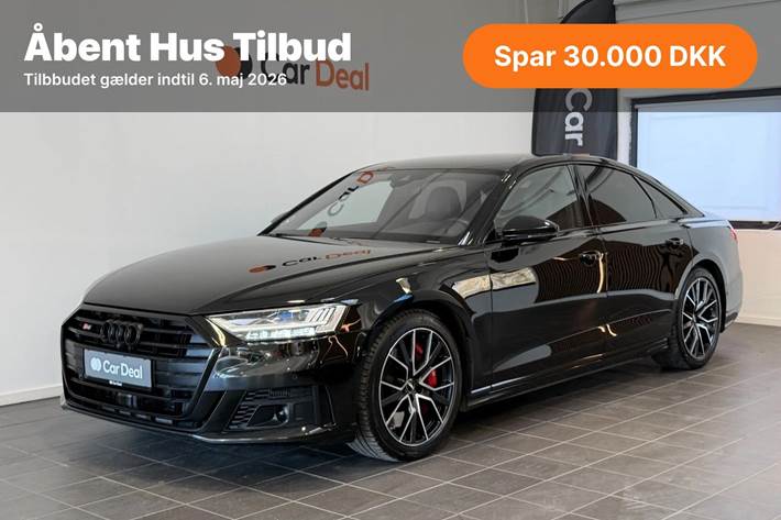 Sort Audi S8 fra 2020