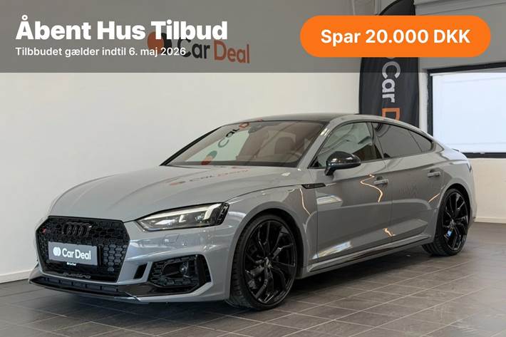 Grå Audi RS5 fra 2019
