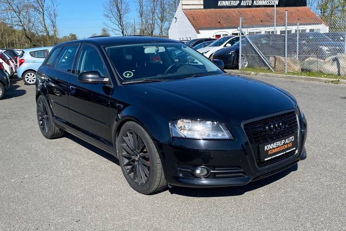 Sort Audi A3 fra 2013