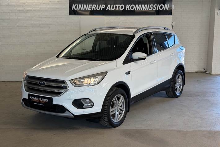 Hvid Ford Kuga fra 2018