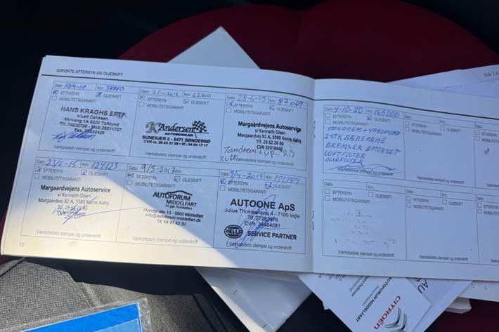 Grøn Fiat 500 fra 2008