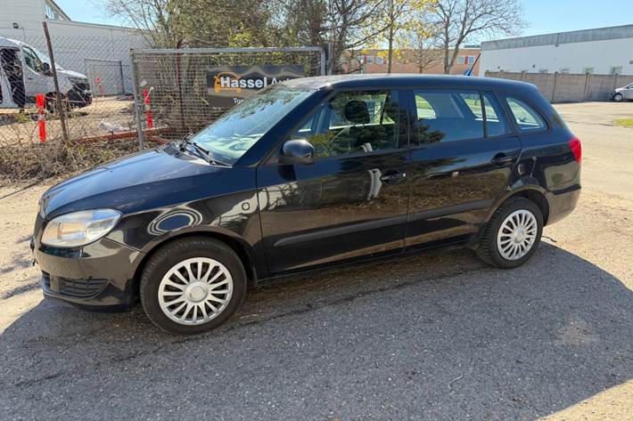 Grøn Skoda Fabia fra 2011