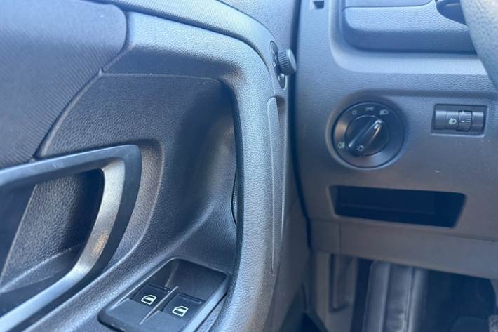 Grøn Skoda Fabia fra 2011