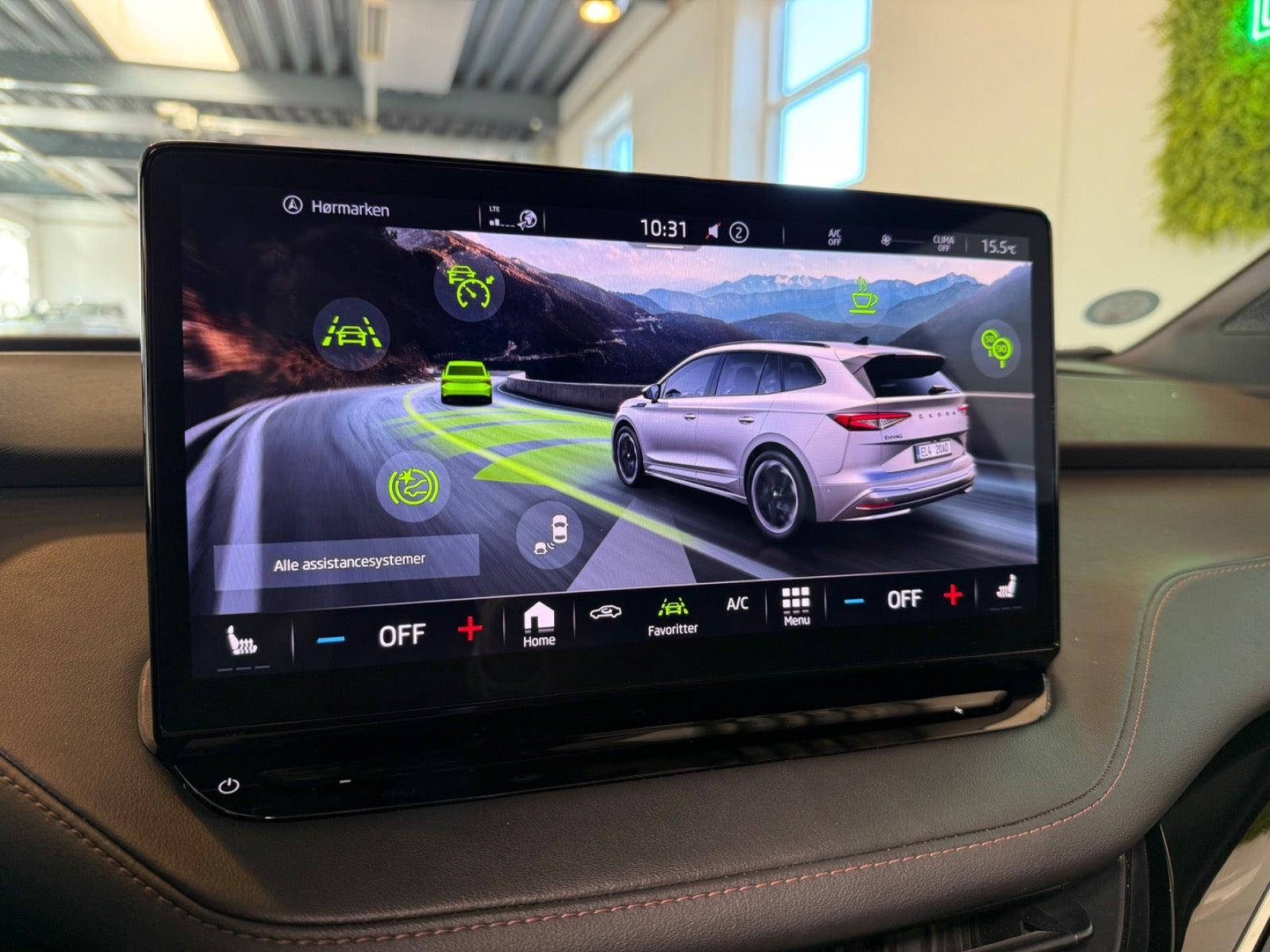 Sort Skoda Enyaq fra 2022