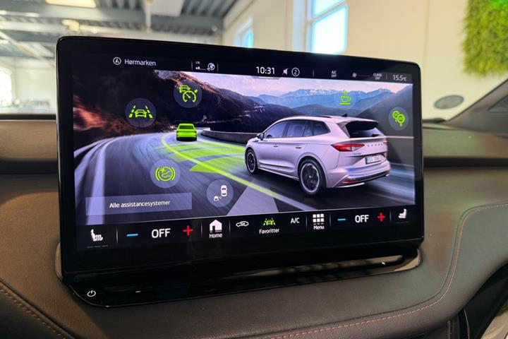 Sort Skoda Enyaq fra 2022