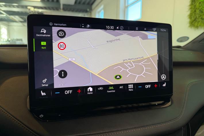 Sort Skoda Enyaq fra 2022