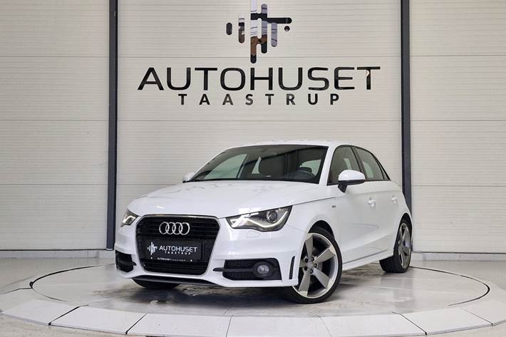 Hvid Audi A1 fra 2013