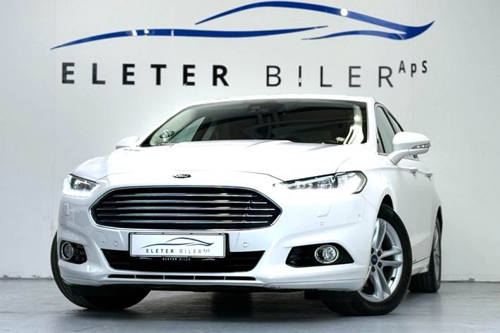 Hvid Ford Mondeo fra 2016