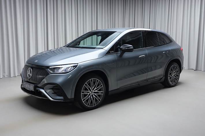 Grå Mercedes EQE350 SUV fra 2025