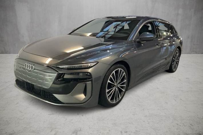 Grå Audi A6 e-tron fra 2025