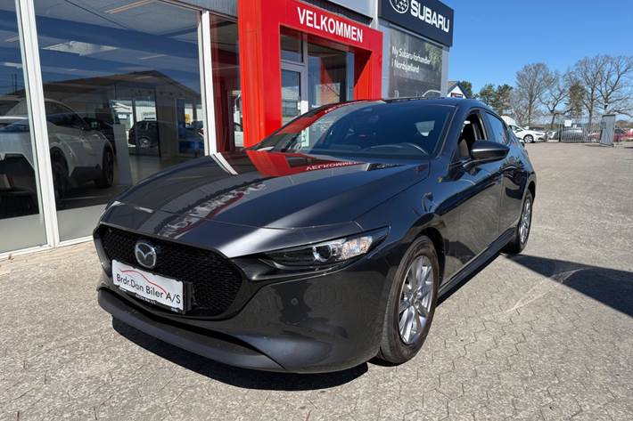 Grå Mazda 3 fra 2020