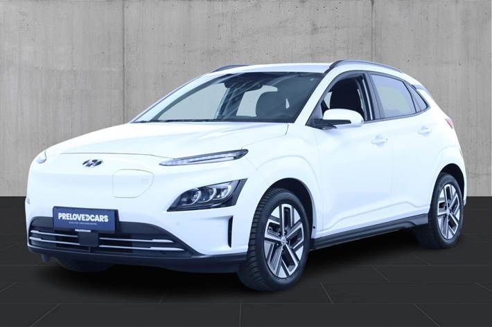 Hvid Hyundai Kona fra 2021