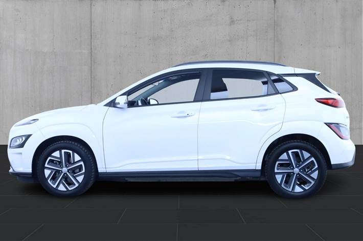 Hvid Hyundai Kona fra 2021