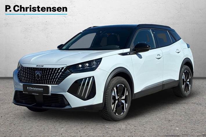 Hvid Peugeot e-2008 fra 2024