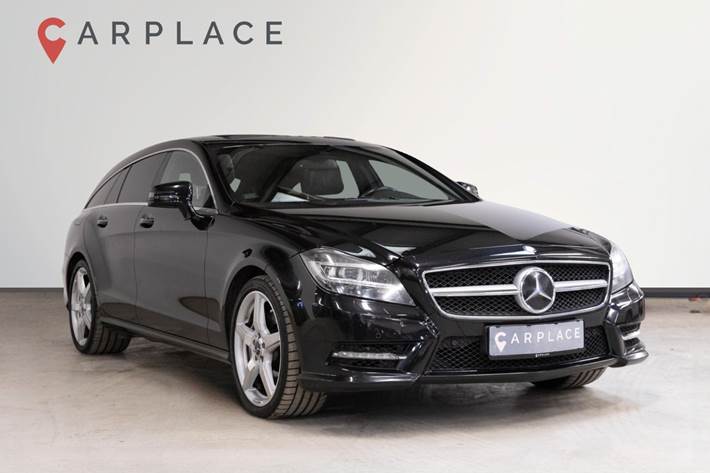 Sort Mercedes CLS500 fra 2012