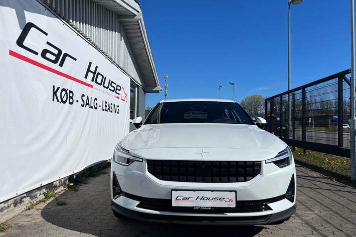 Hvid Polestar 2 fra 2023
