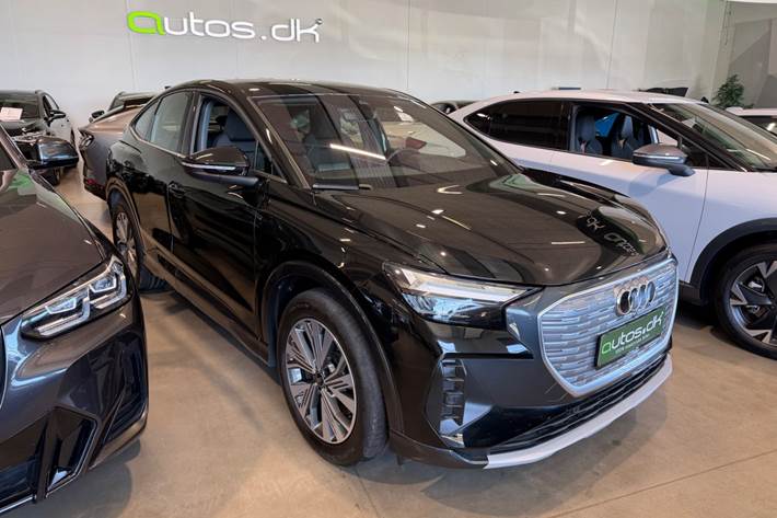 Sort Audi Q4 e-tron fra 2024