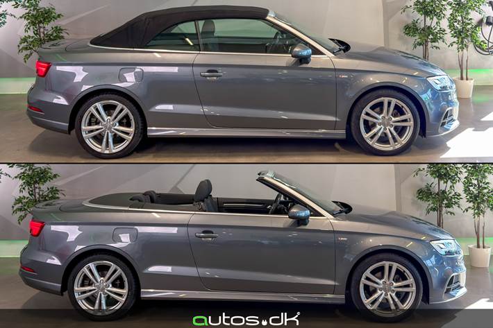 Grå Audi A3 fra 2020