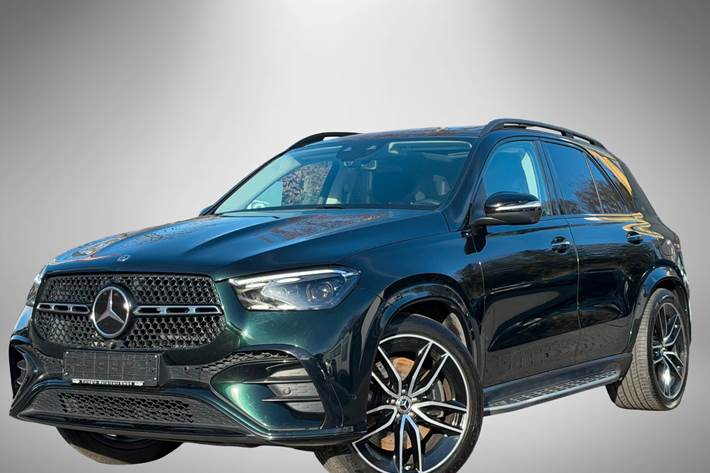 Grøn Mercedes GLE350 de fra 2024