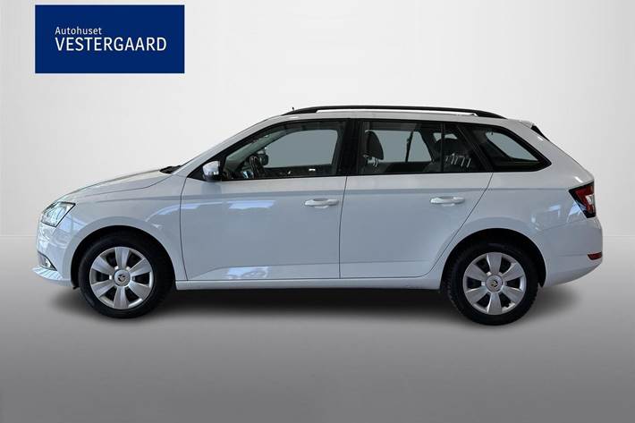 Hvid Skoda Fabia fra 2021